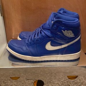 Jordan 1. Blue and white
